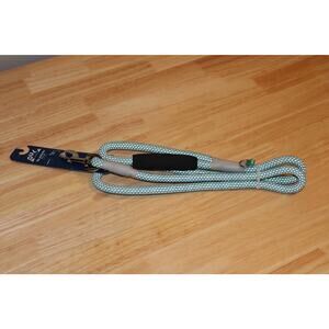 Youly Protector Turquoise 5-FT Reflective 1/2" Rope Dog Leash SM/M Dogs